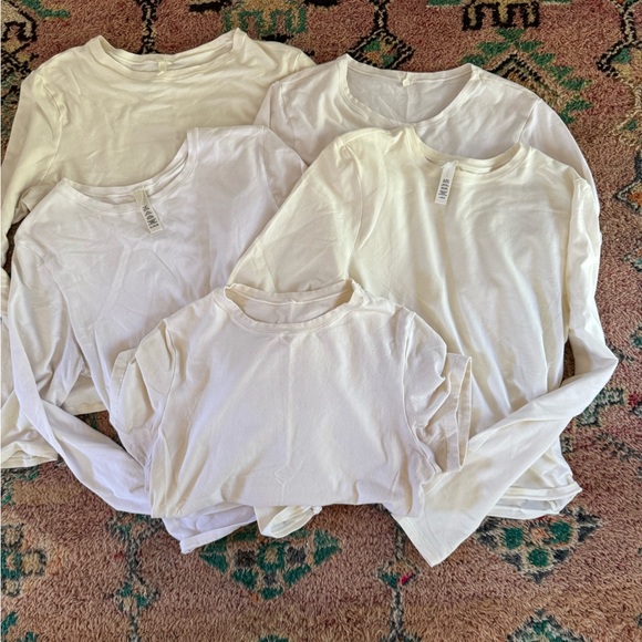 Bundle of 5 SKIMS Cotton Jersey Tops – L/XL - Picture 1 of 8